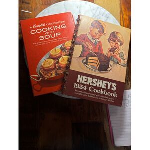 VTG Hershey's and Campbells Binder cookbooks